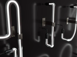 Neon Alphabet 3D Model