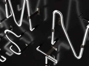 Neon Alphabet 3D Model
