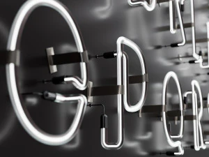 Neon Alphabet 3D Model