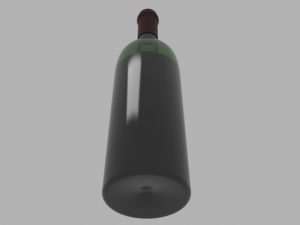wine bottle 3D Model