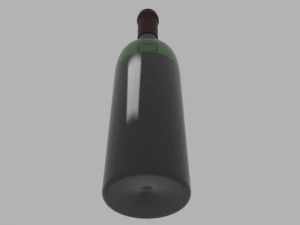wine bottle 3D Model