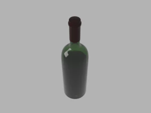 wine bottle 3D Model