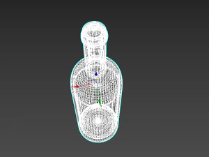 wine bottle 3D Model
