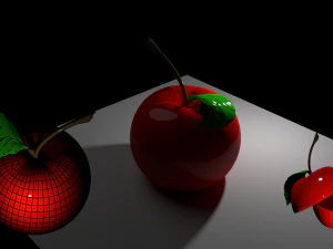 사과 3D 프린트 모델