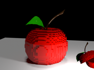 apple Model Cetak 3D