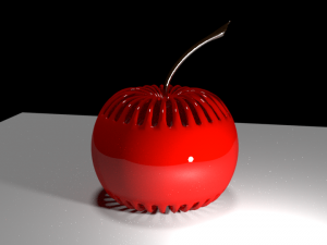 apple Model Cetak 3D