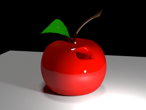 apple Model Cetak 3D