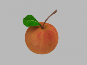 apple Model Cetak 3D