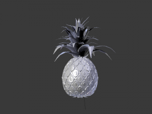 pineapple 3D मॉडल