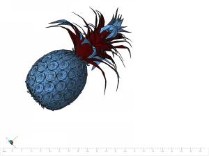 pi&ntilde;a Modelo 3D