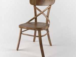 chair classic wood Modelo 3D
