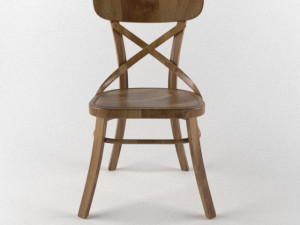 chair classic wood 3Dモデル