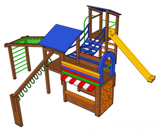 play ground Model 3D .c4d .max .obj .3ds .fbx .stl .blend