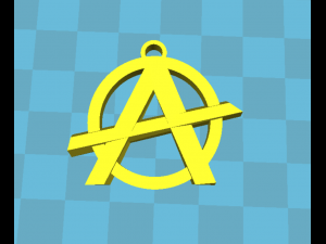 the icon of anarchy 3Dプリントモデル