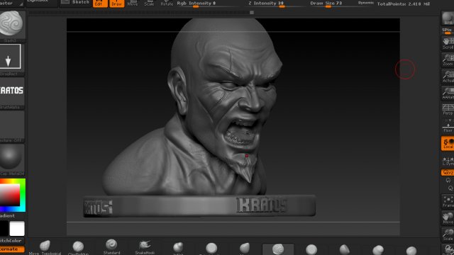 kratos 3D Модель .c4d .max .obj .3ds .fbx .stl .blend 