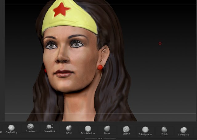 wonder woman 3D Model .c4d .max .obj .3ds .fbx .stl .blend 
