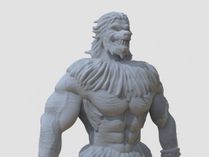 Werewolf vamire girl Modelo de Impressão 3D