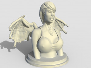 Asia vamire girl 3D-printmodel