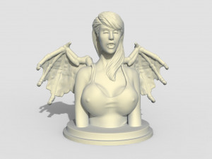 Asia vamire girl 3D Print Model