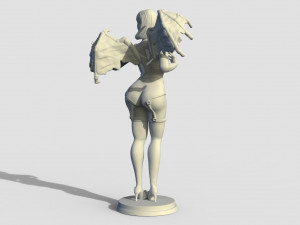 Stop there vamire girl 3D-Druckmodell