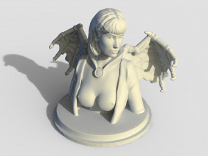 Andrea vamire girl 3D-printmodel