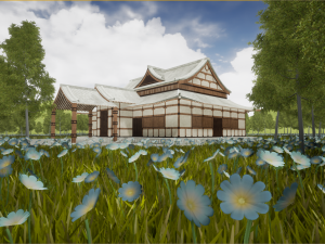 japanese temple 3D 模型