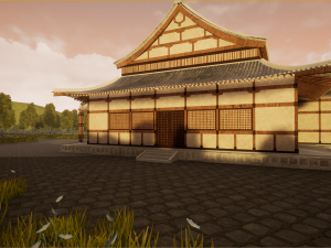 japanese temple 3D 模型