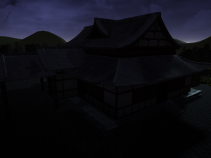 japanese temple 3D 模型