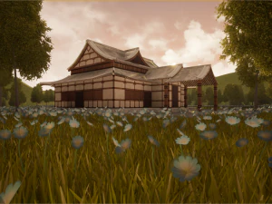 japanese temple 3D Model
