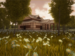 japanese temple 3D 模型