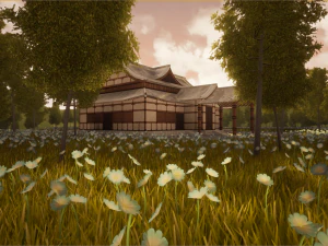 japanese temple 3D Model