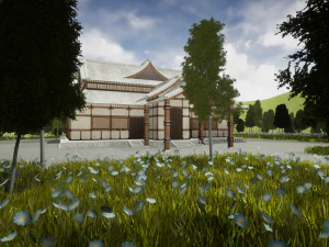 japanese temple 3D Model
