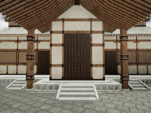 japanese temple 3D 模型