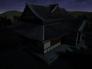 japanese temple 3D Model