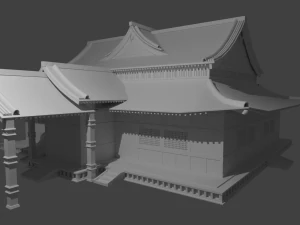 japanese temple 3D Model