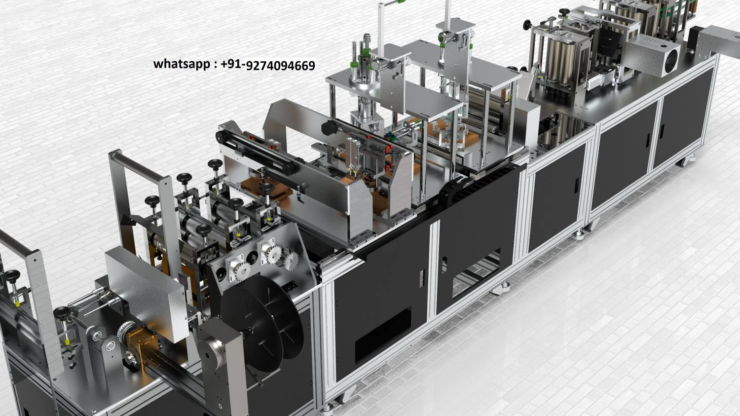 m&aacute;quina para fabricar mascarillas n95 Modelo 3D .c4d .max .obj .3ds .fbx .stl .blend 