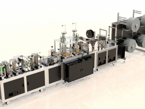 n95 mask making machine Modelo 3D
