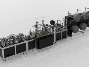 n95 mask making machine Modelo 3D