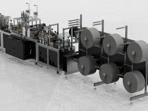 m&aacute;quina para fabricar mascarillas n95 Modelo 3D