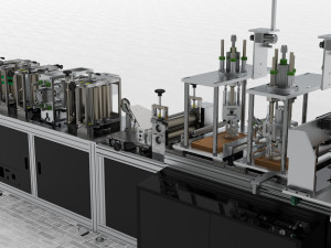 n95 mask making machine Modelo 3D