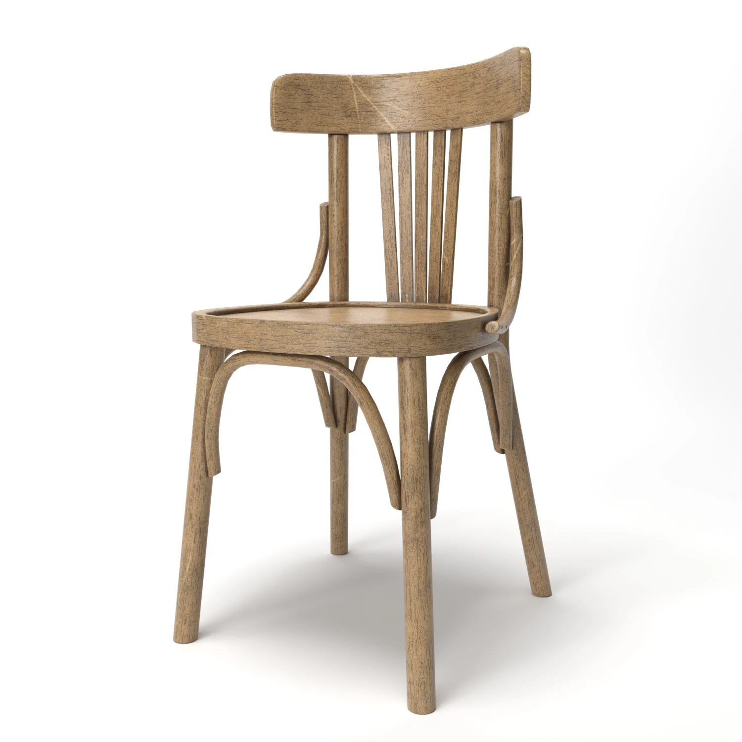 old chair 3D Model .c4d .max .obj .3ds .fbx .stl .blend 