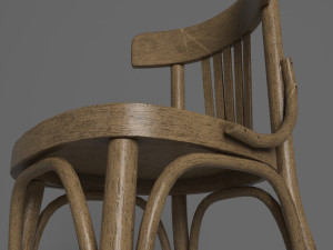 old chair Modèle 3D