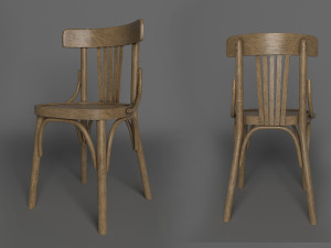 old chair Modèle 3D