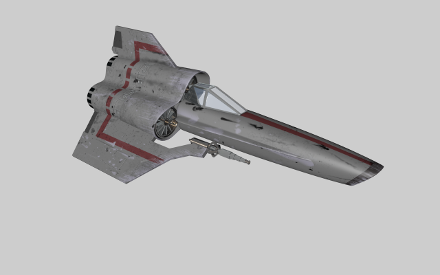 viper mk iv star wars 3D Model .c4d .max .obj .3ds .fbx .stl .blend 
