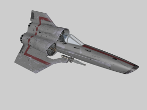 viper mk iv star wars 3Dモデル