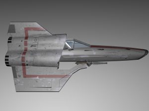 viper mk iv star wars 3D Model