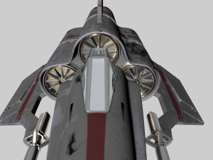 viper mk iv star wars 3D Model