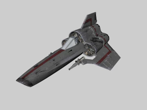 viper mk iv star wars 3D Model