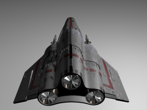 viper mk iv star wars 3D Model