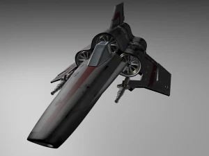 viper mk iv star wars 3D Model